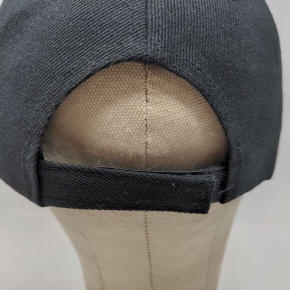 J&W Women's Strapback Hat Black Adjustable Dog Mom Embroidered Logo W/Tags - Picture 8 of 11